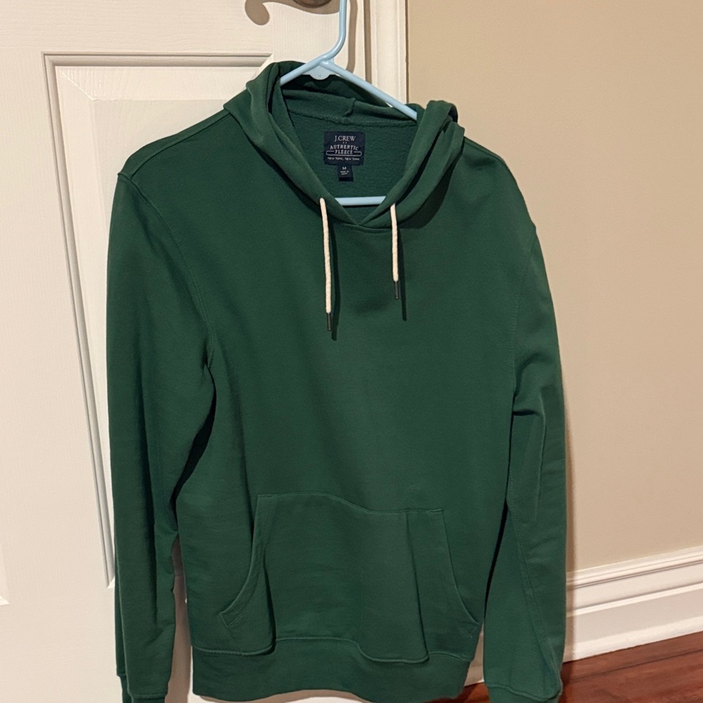 J. Crew Men's Forest Green Hoodie